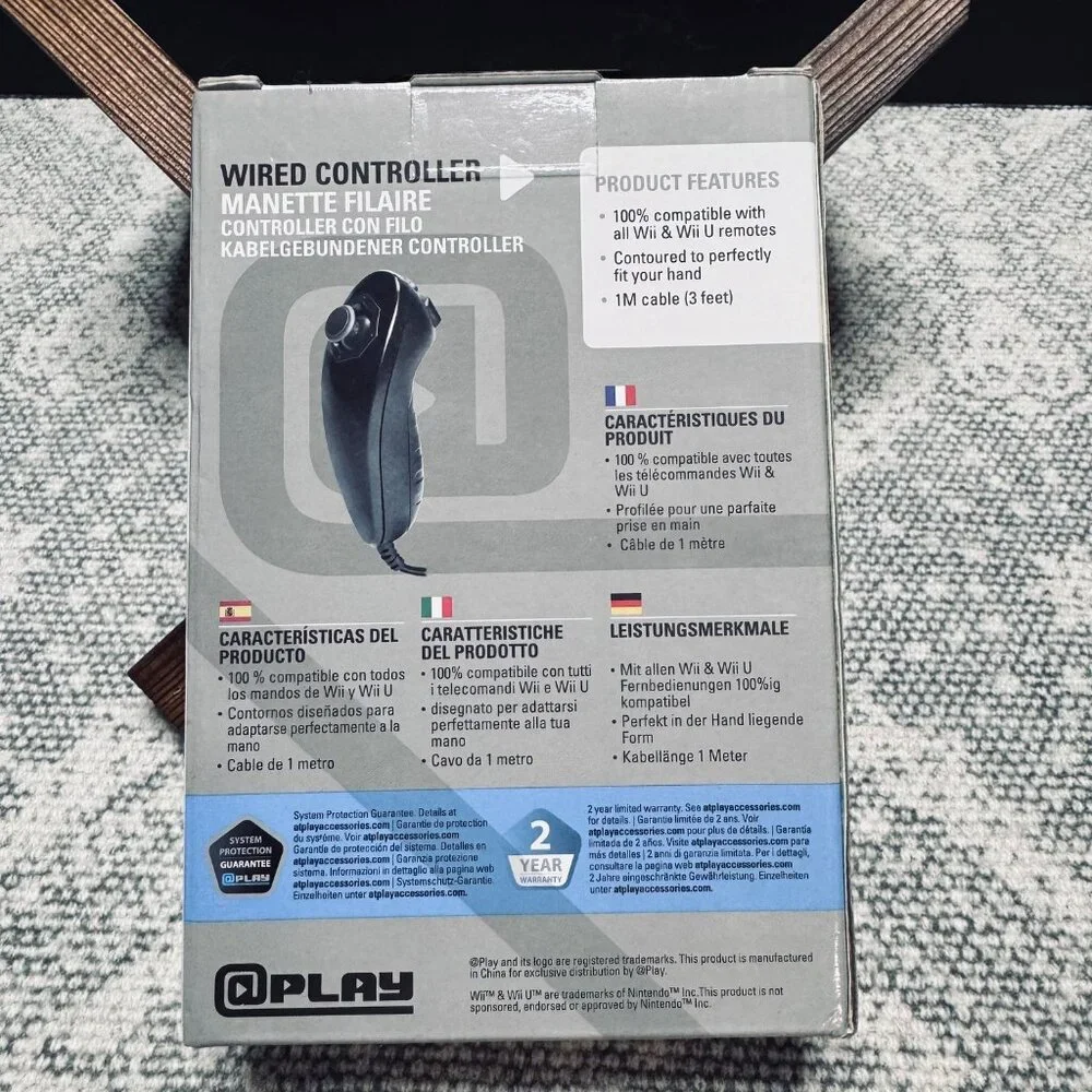 @Play Wii & Wii U Wired Controller